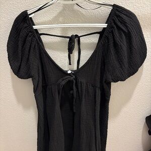 Francesca's Black Mini Dress